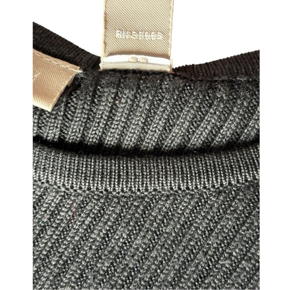 Nordstrom silk long sleeve button down ribbed cardigan twin set w/shell | Size M - Picture 10 of 15